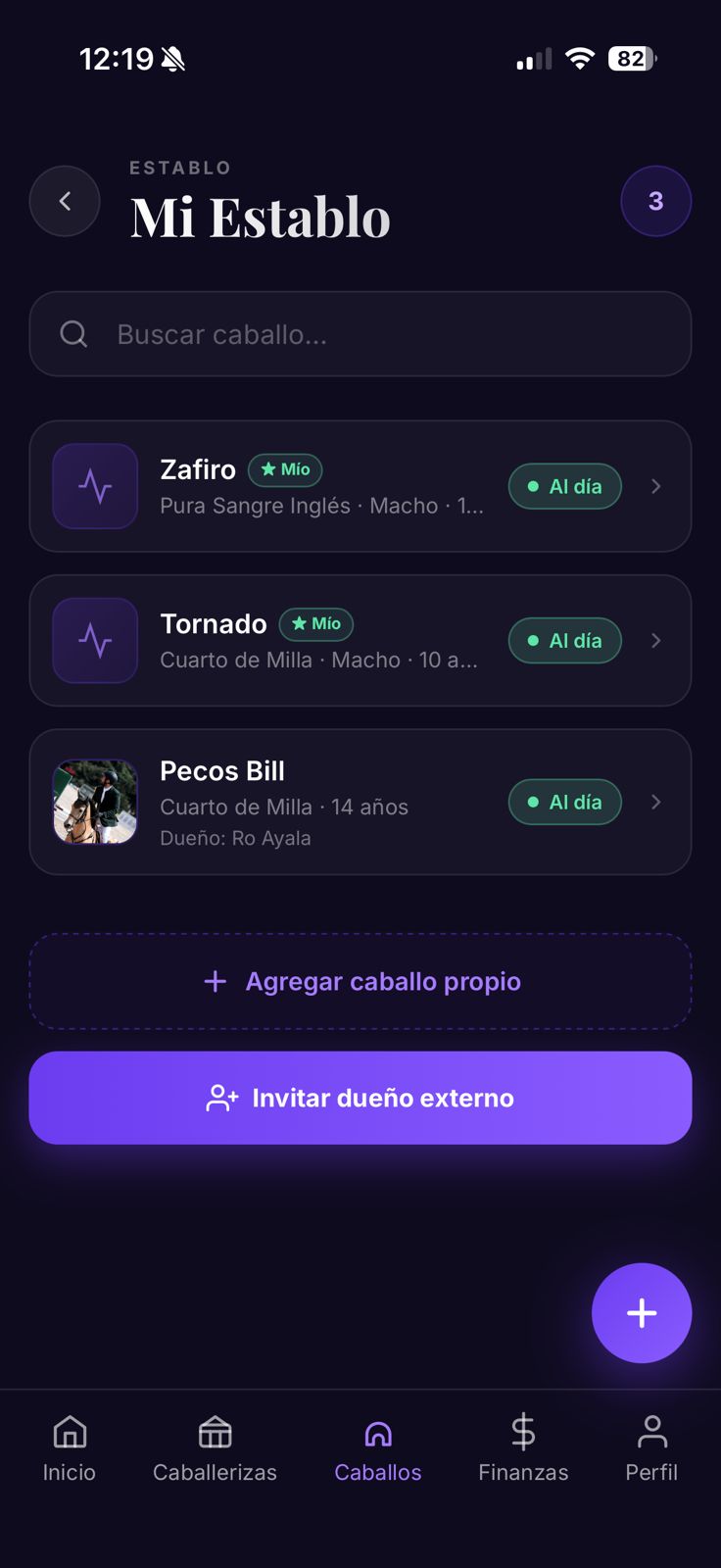 Mi establo — caballos
